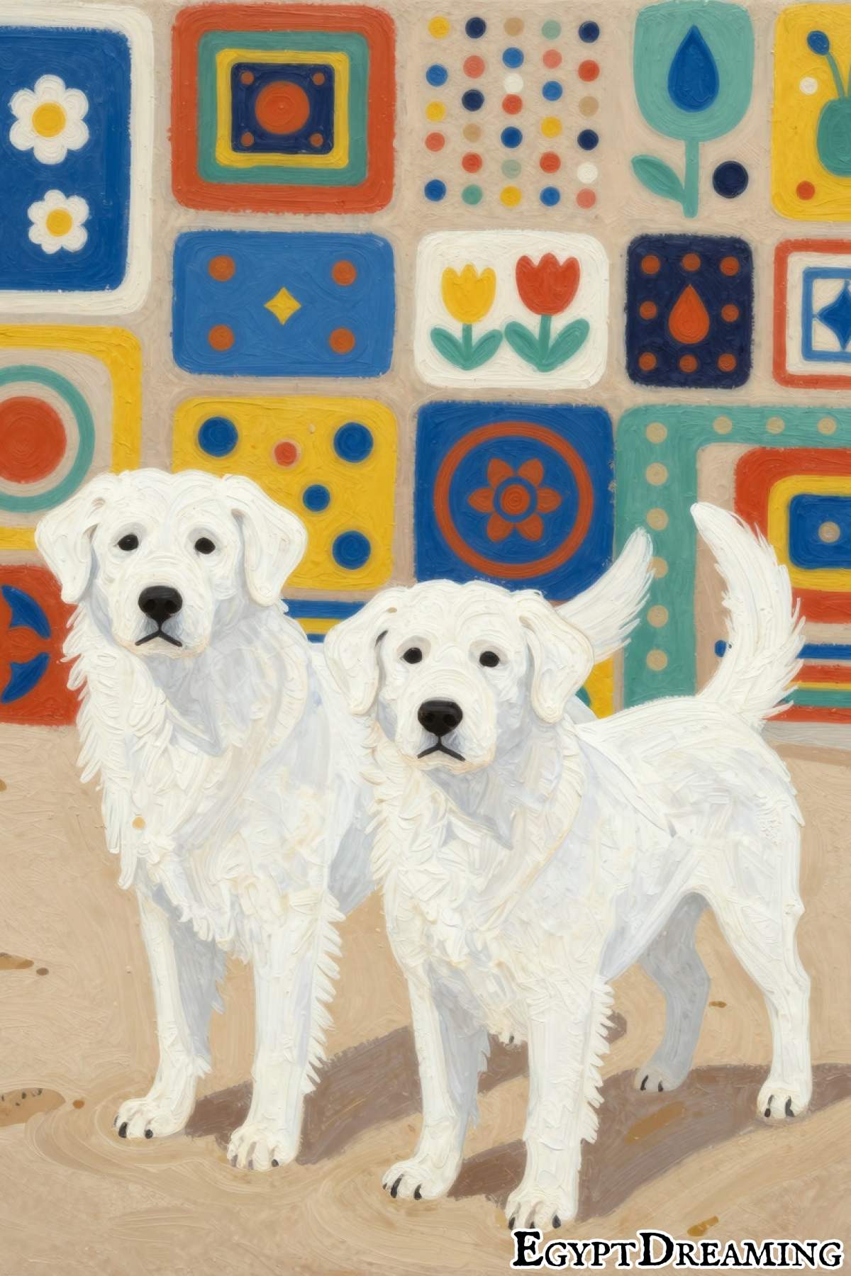 dreaming of seeing a white dog
