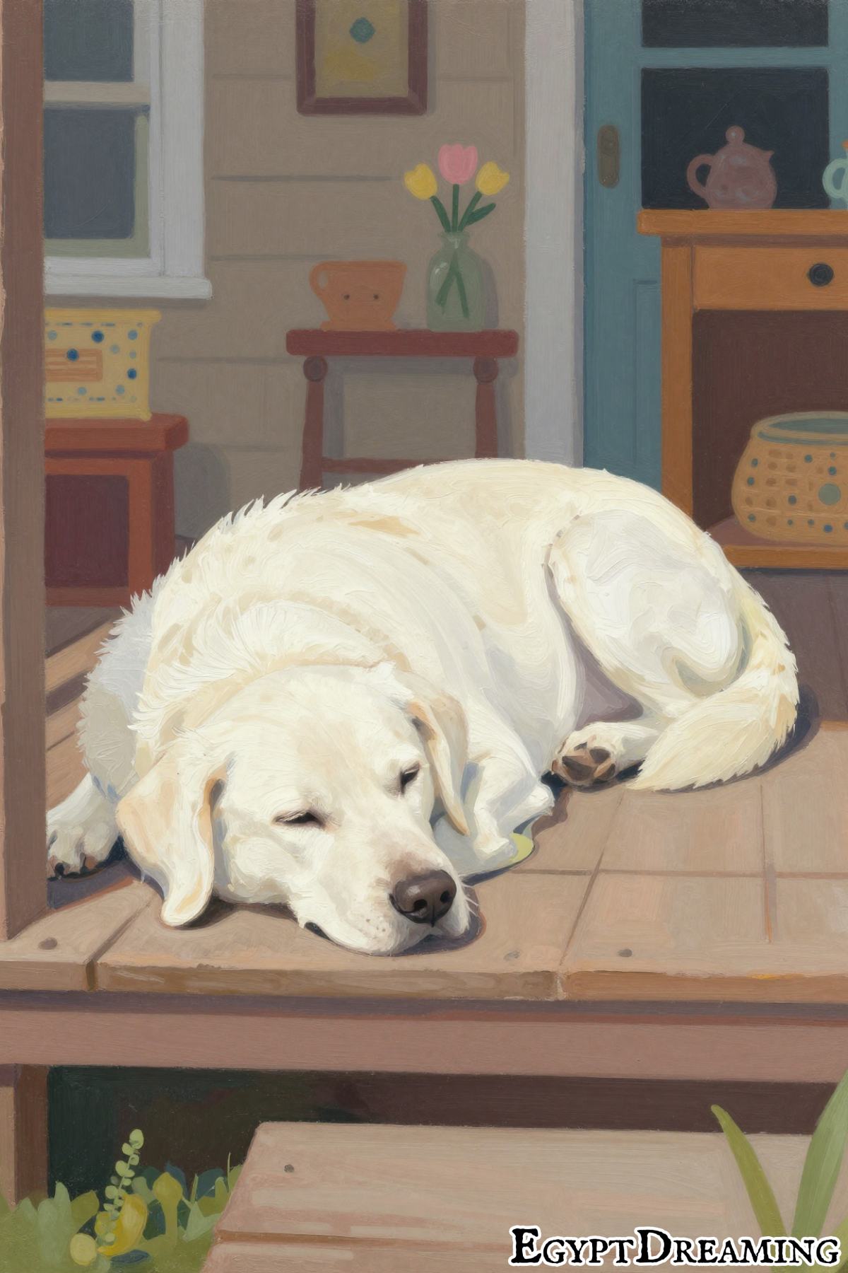 meaning of white dog in dream