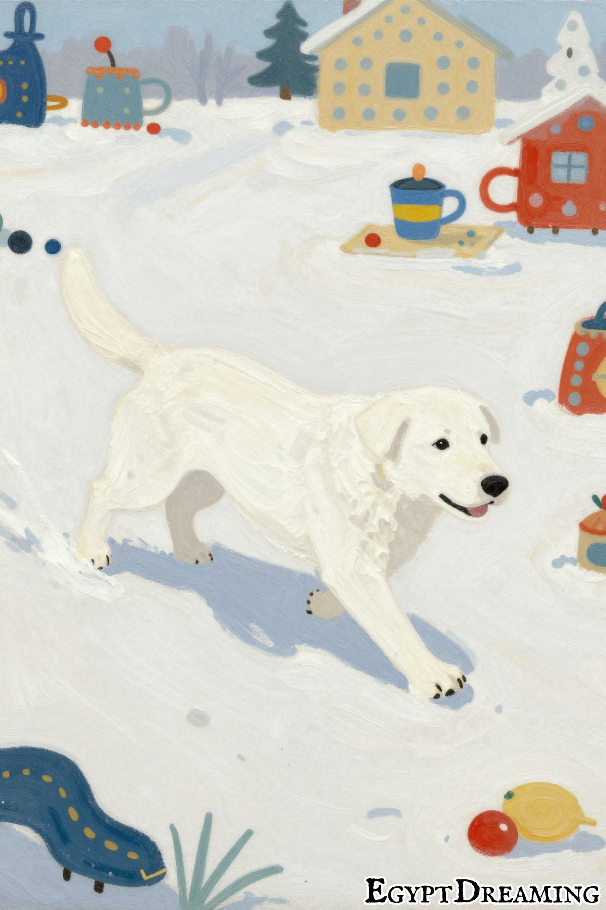 seeing a white dog in a dream