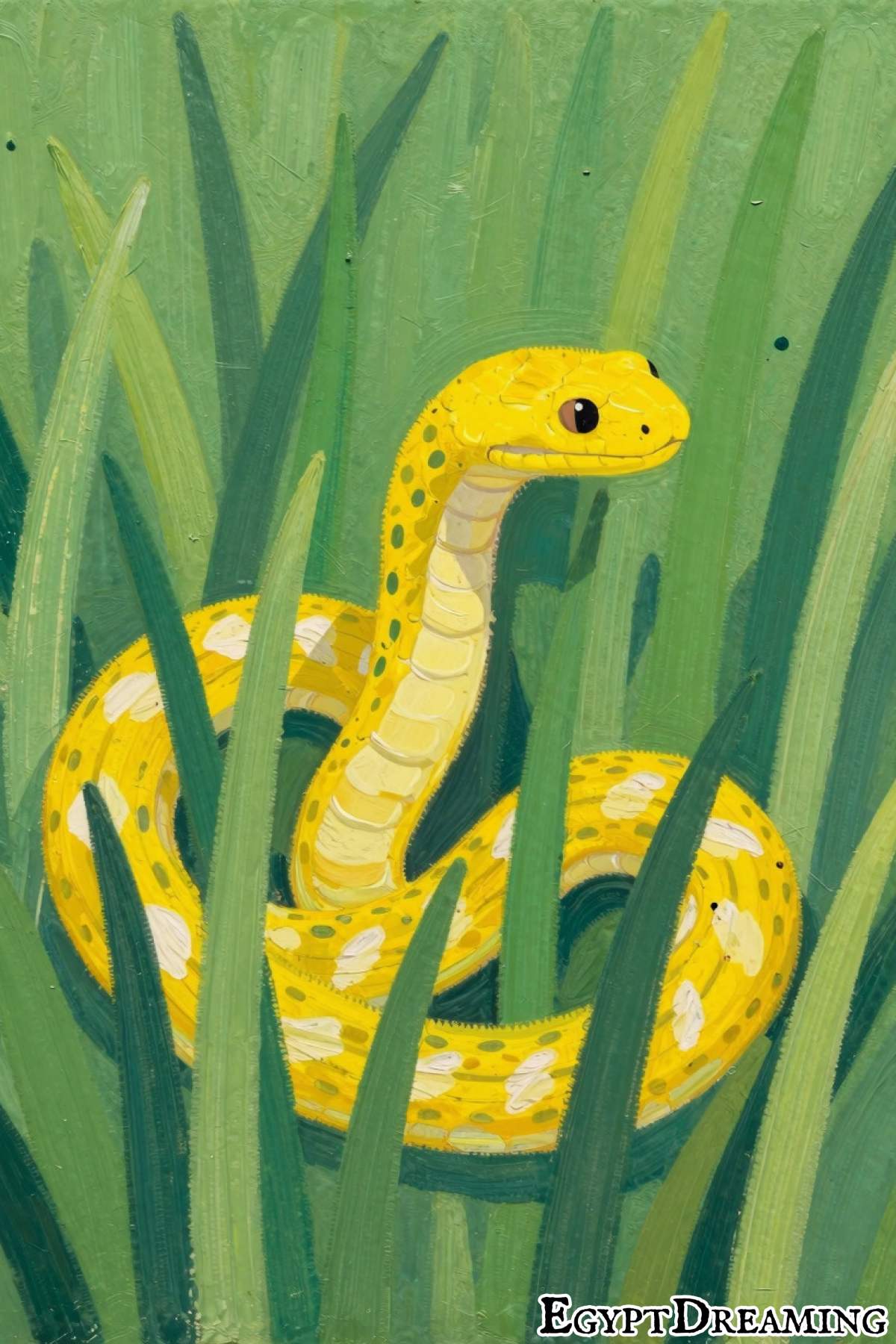 yellow snake dream meaning