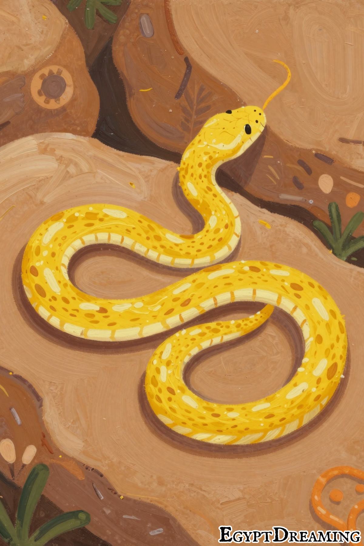 yellow snake dream symbolism